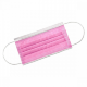 Маска 3-х слойная на резинках Розовая 1-Touch Эконом 50 шт/уп