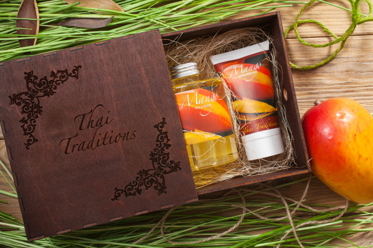 Подарочный набор для тела Сочное Манго Thai Traditions (№1, малый)