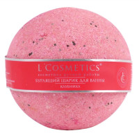  Бурлящие шарики «Клубника» с пеной 120 г LCosmetics (1 шт) 
