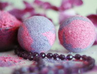 Бурлящие шарики «Лаванда» Антистрес с пеной 130 г LCosmetics (1 шт)  