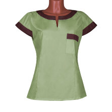 Блуза женская «Европа» (зеленая, р-р L)