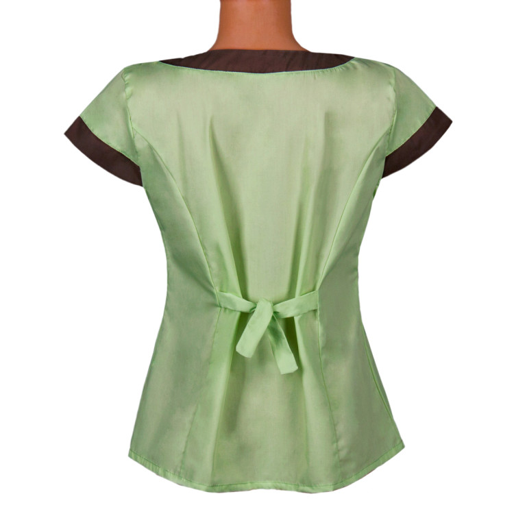 Блуза женская «Европа» (зеленая, р-р L)