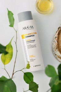 Шампунь балансирующий себорегулирующий Balance Pure Shampoo, ARAVIA Professional, 400 мл    НОВИНКА