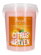 Скраб сахарный для тела Райский цитрус (с эфирным маслом грейпфрута) AspA Love, 1 кг.