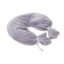 Подушка-подкова для лица с шариками (цвет серый)