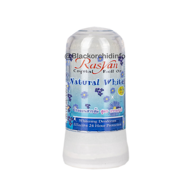 Дезодорант-кристалл натуральный белый Rasyan, 80 гр.