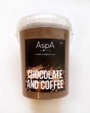 Скраб соляной для тела Шоколад и Кофе AspA Love, 1 кг.