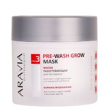 Маска разогревающая для роста волос Pre-wash Grow Mask, ARAVIA Professional, 300 мл   НОВИНКА