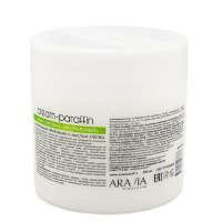 Крем-парафин "Натуральный" с молочными протеинами и маслом хлопка, "ARAVIA Professional", 300 мл.