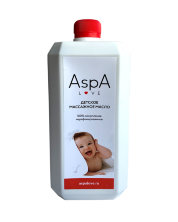 Конопляное масло детское для массажа нерафинированное Hemp seed oil AspA Love, 1 л.