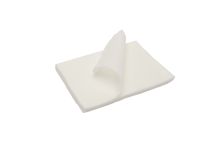 Безворсовые салфетки из спанлейса (белые, р-р 10х10) Чистовье, 100 шт.
