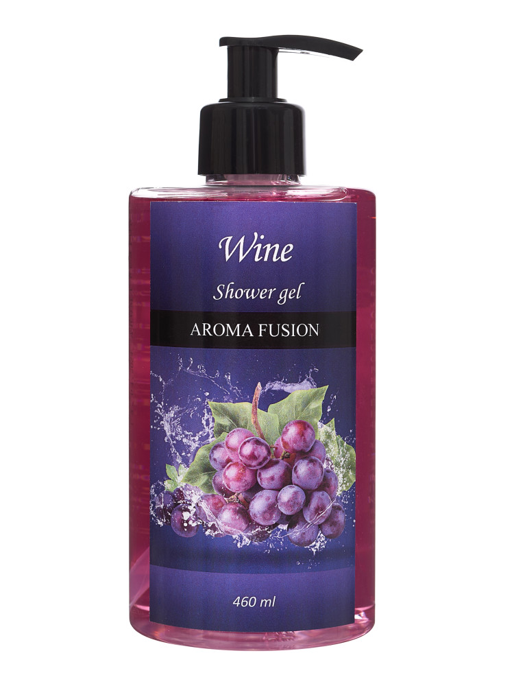 Гель для душа Вино 460 мл, Арома Фьюжн AROMA FUSION  