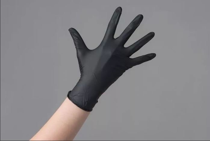 Перчатки защитные Safe&Care Чистовье нитриловые М 100 шт (50 пар) черные