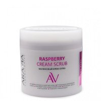 Малиновый крем-скраб Raspberry Cream Scrub, "ARAVIA Laboratories", 300 мл.