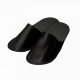 Тапочки закрытые Стандарт жесткая подошва Пенопропилен Черный 25 пар/поштучно