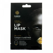 Гидрогелевая маска для губ и области вокруг губ с био золотом Fabrik, 9 гр.