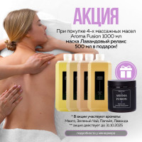 Массажное масло Зеленый Чай 1 л, Арома Фьюжн AROMA FUSION