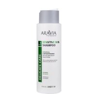 ARAVIA Professional Шампунь с пребиотиками для чувствительной кожи головы Sensitive Skin Shampoo, 400 мл 