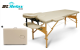  Массажный стол Delux (Бежевый, Красный)