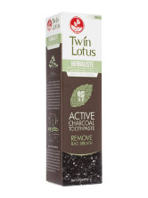 Зубная паста Угольная TWIN LOTUS, 25 гр.