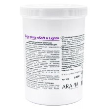 Сахарная паста для шугаринга "Мягкая и лёгкая" ARAVIA Professional, 1,5 кг.