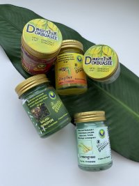 Тайский бальзам с лемонграссом для массажа. Green Massage  Lemongrass Balm  50 gr