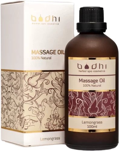 Массажное масло Бодрящий Лемонграсс Massage Oil Lemongrass Bodhi, 100 мл