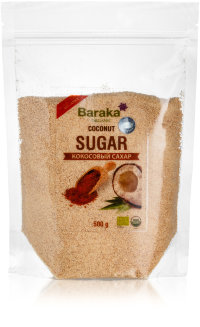 Сахар кокосовый Органик Baraka, 500 гр.     
