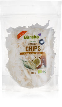 Кокосовые чипсы Органик Baraka, 200 гр.  
