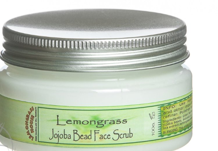 Lemongrass Скраб для лица с гранулами жожоба «Лемонграсс», 100мл