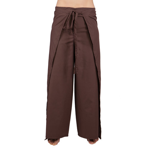 ШТАНЫ МАССАЖИСТА ШРИ ЛАНКА (PLUS SIZE) Коричневый, 2MN
