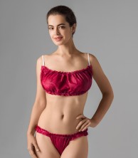 Топик с открытой спиной спанбонд Чистовье 10 шт бордовый