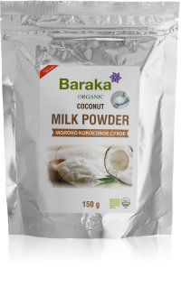 Сухое Кокосовое молоко Органик Baraka, 150 гр.  