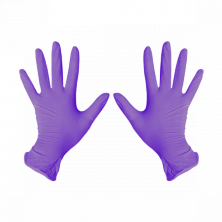 Перчатки нитриловые Фиолетовый M 100 шт/уп (Австрия), 1-touch