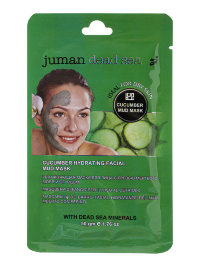 Интенсивно увлажняющая грязевая маска для лица с минералами Мертвого моря и экстрактом огурца Juman, 50 гр.