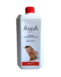 Конопляное масло детское для массажа нерафинированное Hemp seed oil AspA Love, 5л