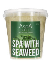 Скраб соляной для тела СПА с морскими водорослями AspA Love, 1 кг.