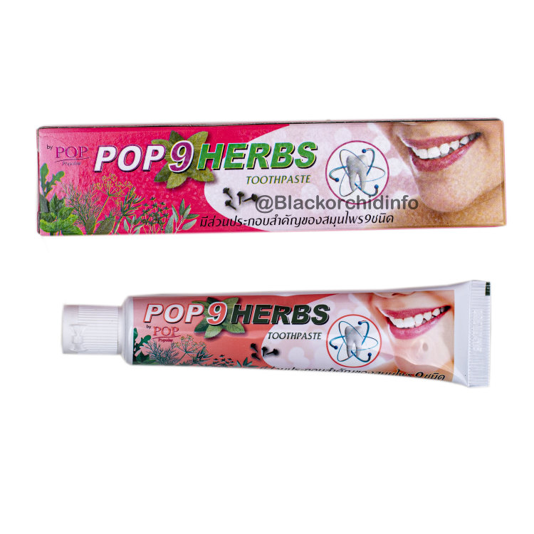 ВИА Растительная зубная паста 9 трав (в тубе 40 гр) POP 9 Herbs Toothpaste