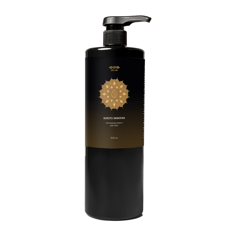 Массажное аргановое масло Золото экватора (экзотический, пряно-фруктовый) SPA№1 1000мл СПА№1 спа номер 1  